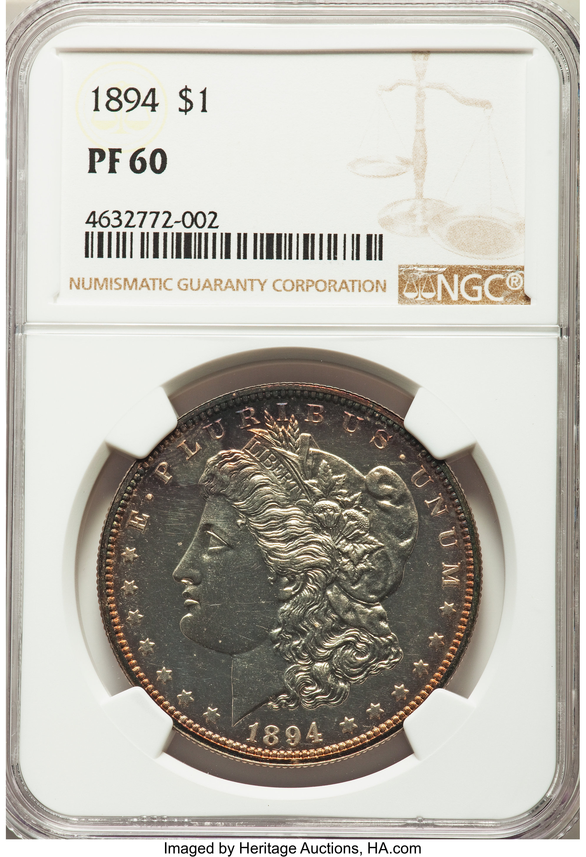 1894 $1 PR60 NGC. ...