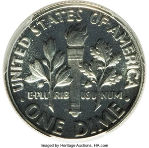image for: 1953 10C PR68 Cameo PCGS. PCGS Population: (17/0). NGC Census: (104/9). ...