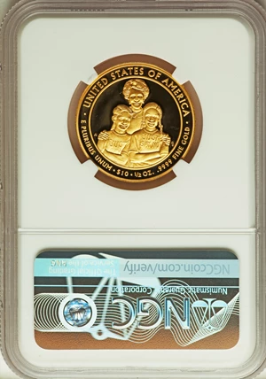 image for: 2016-W $10 Nancy Reagan Half-Ounce Gold Ten Dollar PR70 Ultra Cameo NGC. NGC Census: (0). PCGS Population: (8). CDN: $800 W...