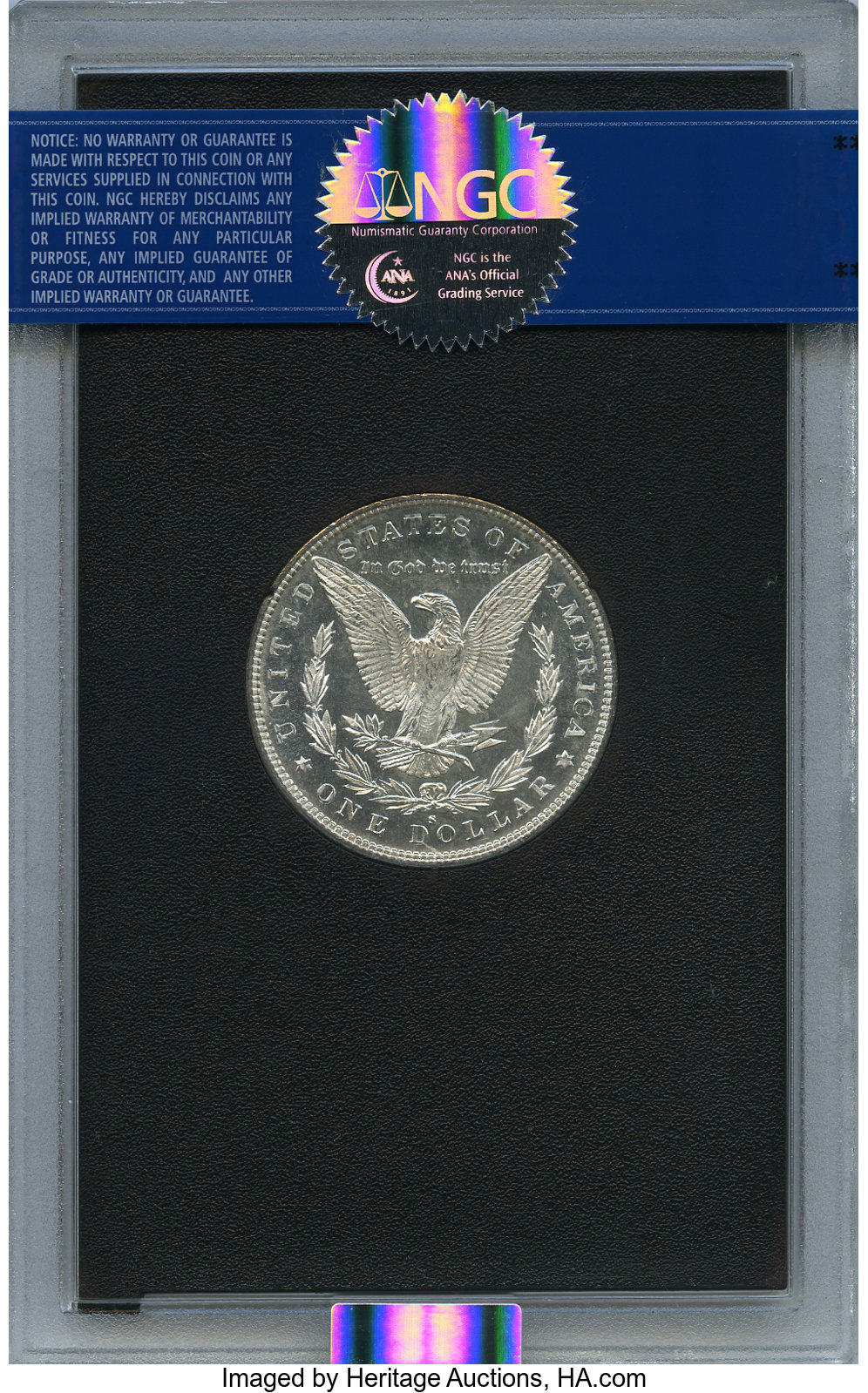 image for: 1882-S $1 GSA Hoard MS64 NGC. NGC Census: (0/0). PCGS Population: (1/0). MS64....
