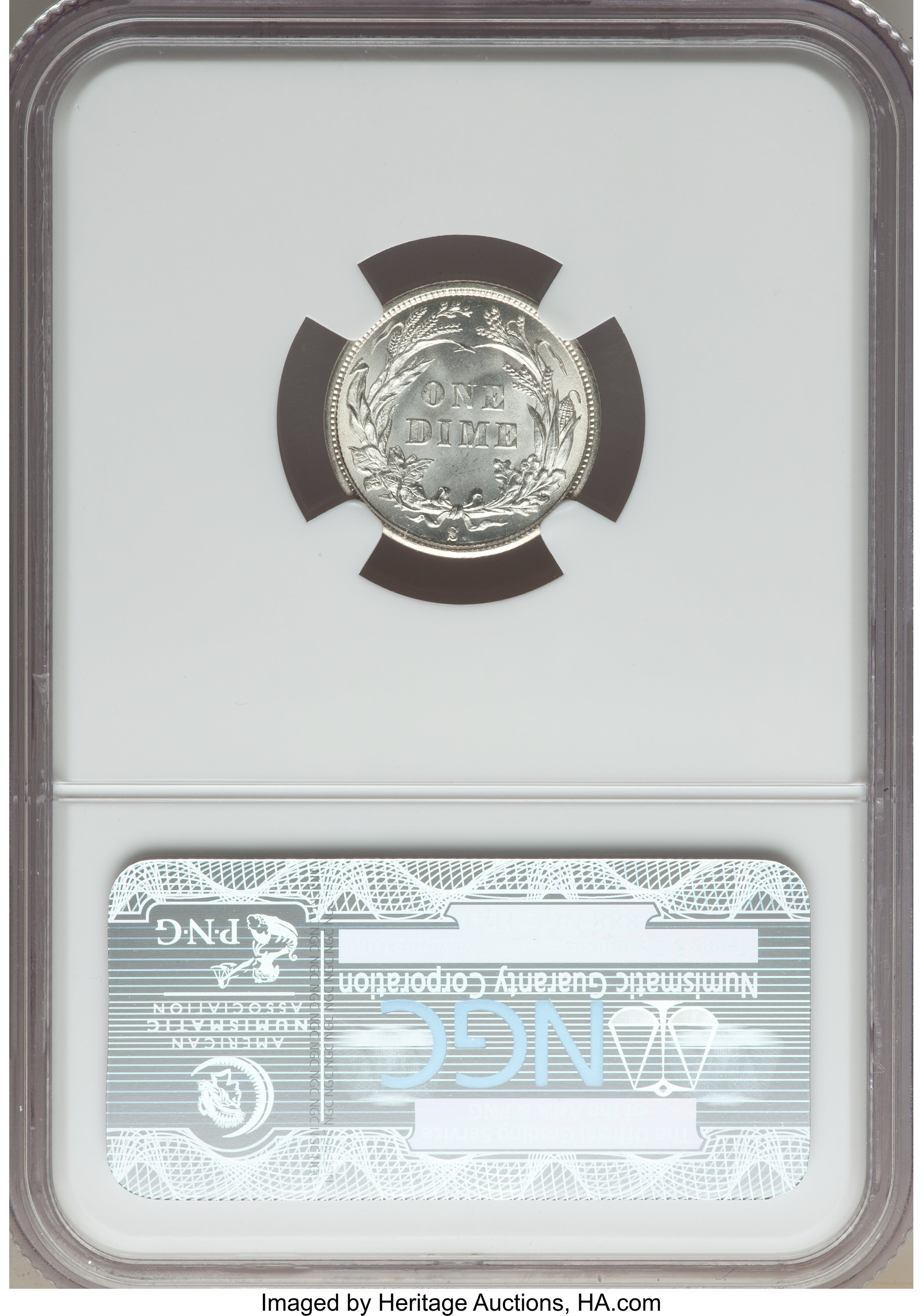 1895-S 10c MS65 thumbnail 2