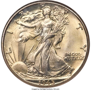 image for: 1945-D 50C MS68 NGC....