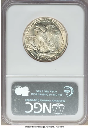 image for: 1945-D 50C MS68 NGC....