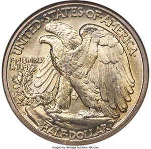 image for: 1945-D 50C MS68 NGC....