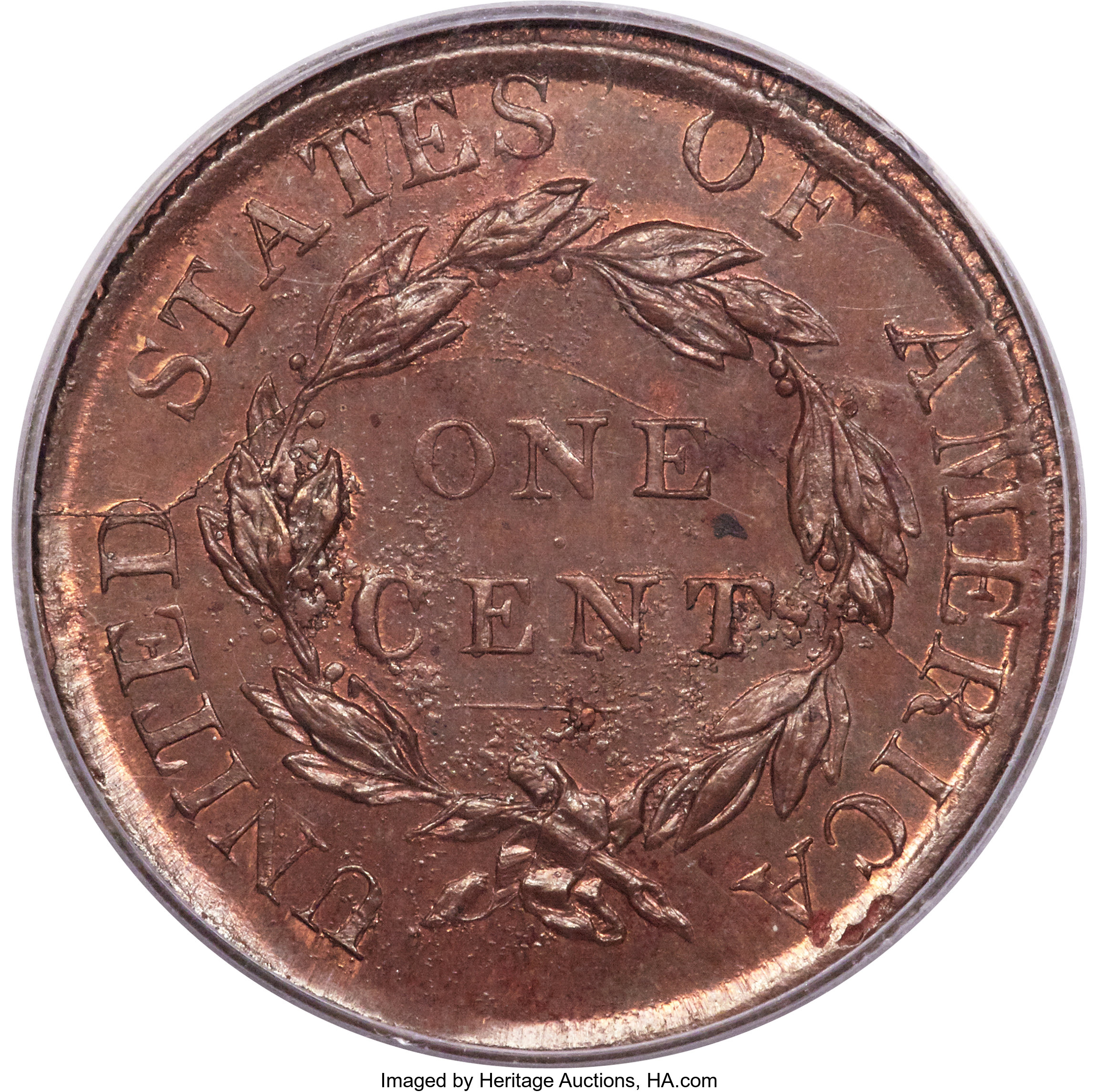 image for: 1823 1C Restrike MS65 Red and Brown PCGS. CAC....