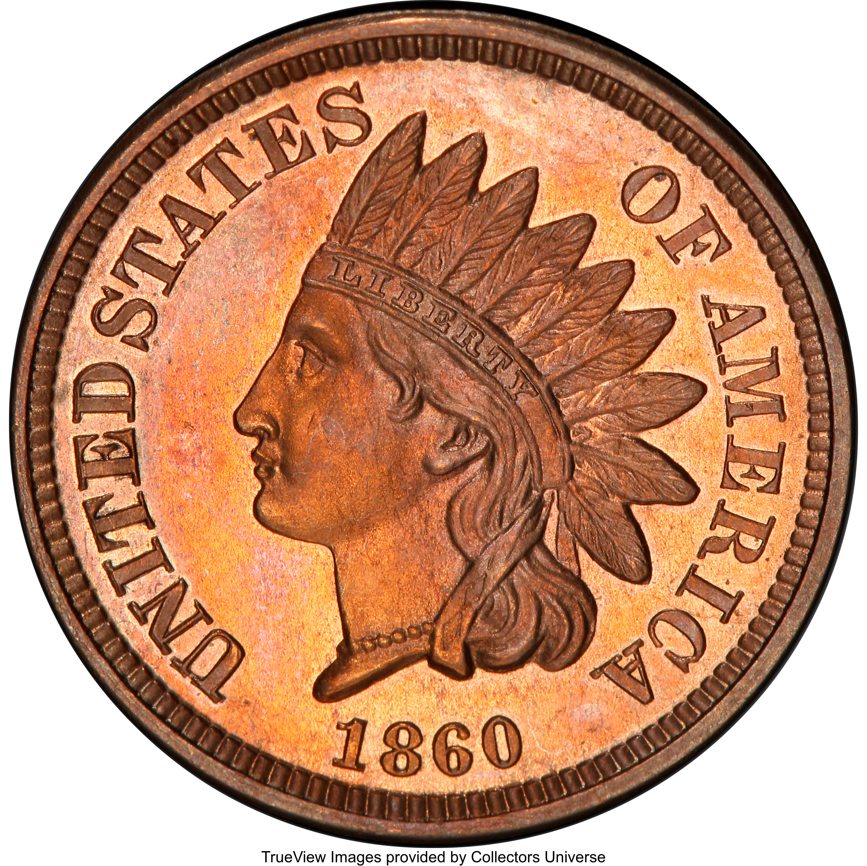 image for: 1860 1C PR64 Cameo PCGS....