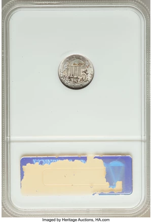 image for: 1851 3CS MS67 NGC. CAC....