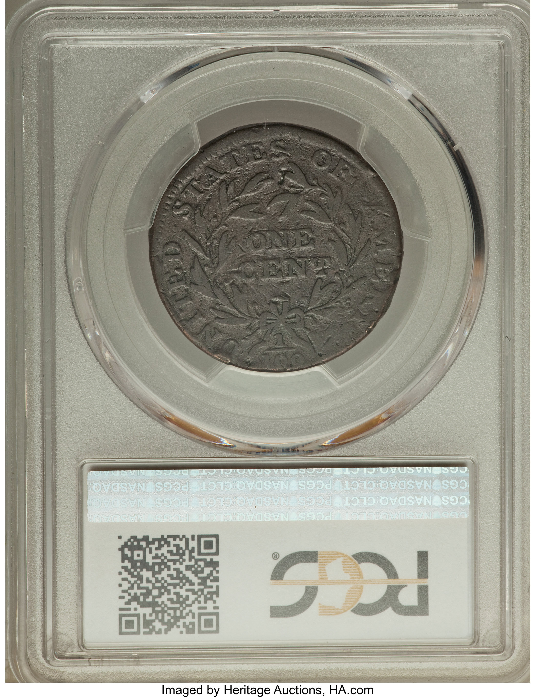 image for: 1795 1C Jefferson Head, Plain Edge, S-80, B-11, Low R.5, VG10 PCGS Secure....