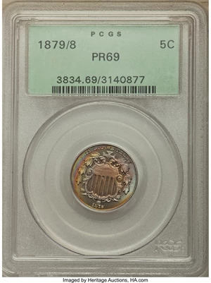 image for: 1879/8 5C PR69 PCGS....