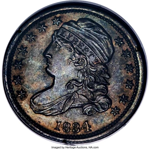 image for: 1834 10C Large 4 PR65 PCGS. CAC. JR-1, R.8 as a Proof....