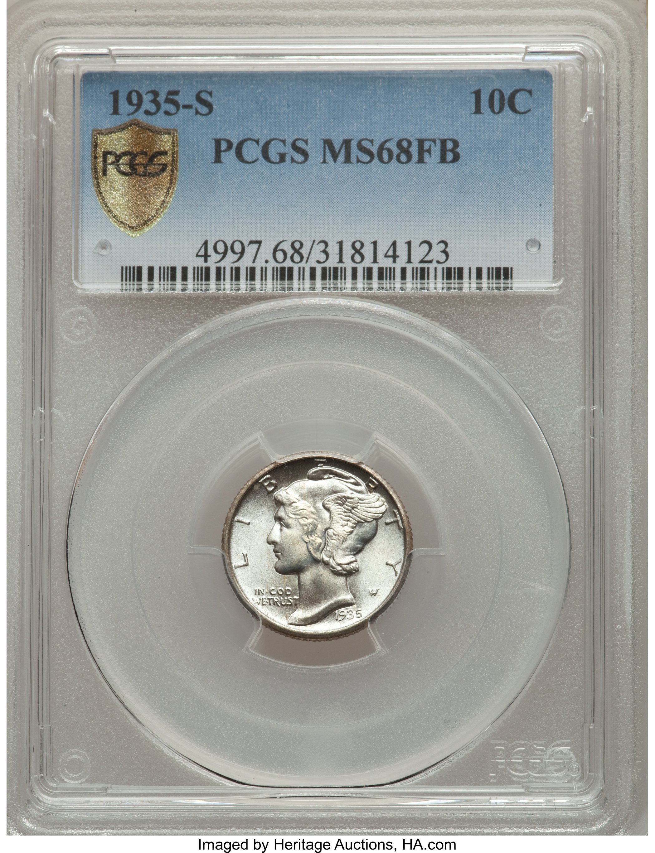 1935-S 10c MS FB MS68 FB thumbnail 6