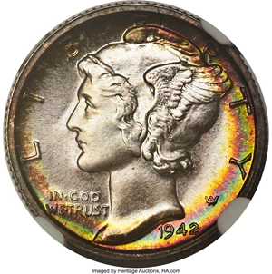 image for: 1942 10C PR69 NGC....