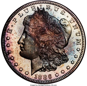 image for: 1886 $1 PR67 NGC. VAM-15....