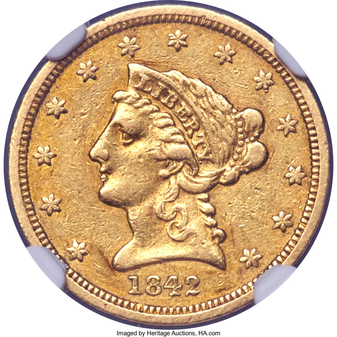 image for: 1842 $2 1/2 XF45 NGC....