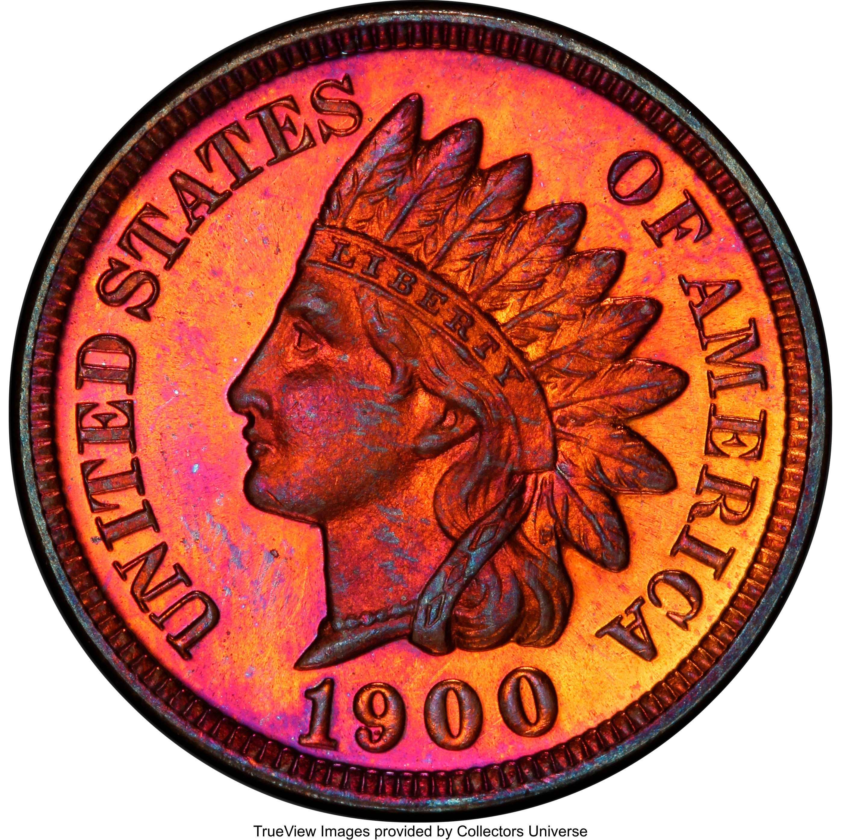 image for: 1900 1C PR65 Red and Brown PCGS. PCGS Population: (66/34). NGC Census: (44/28). PR65. Mintage 2,262. From Rich's Colo...