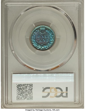 image for: 1901 1C PR66 Brown PCGS Secure. PCGS Population: (10/1 and 2/0+). NGC Census: (14/0 and 0/0+). Mintage 1,985. ...
