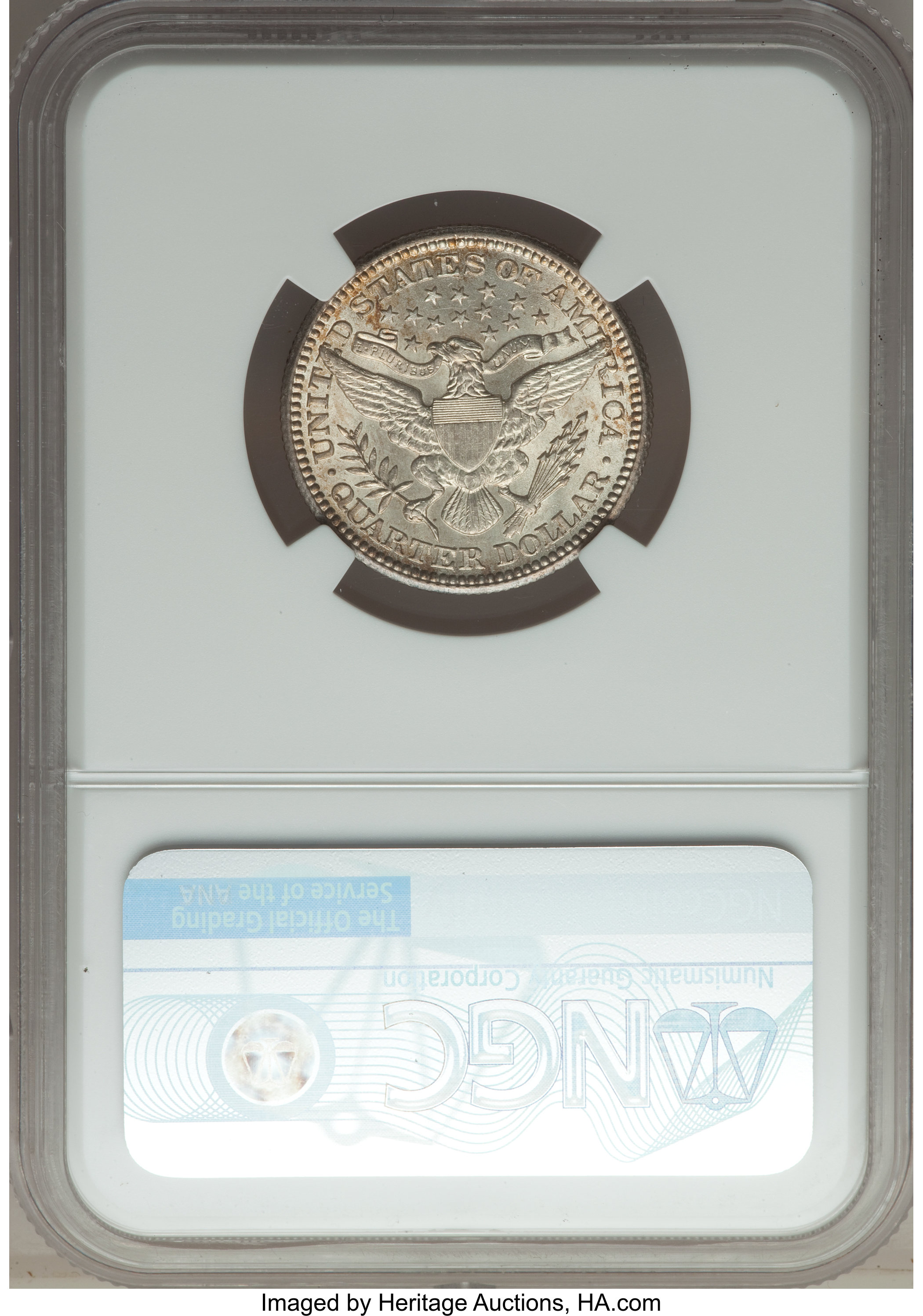 1908 25c MS61 thumbnail 2