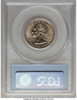 image for: 2009-D 25C American Samoa MS67+ PCGS Secure. PCGS Population: (256/2 and 2/0+). NGC Census: (84/30 and 0/0+). ...