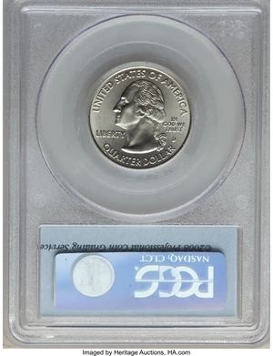 image for: 2009-P 25C Northern Mariana Islands, Satin Finish SP69 PCGS. This lot will also include the following: 2009-D 25C Northe... (Total: 2 coins)