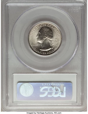 image for: 2010-P 25C Mount Hood MS67 PCGS. PCGS Population: (15/0). NGC Census: (0/0). ...