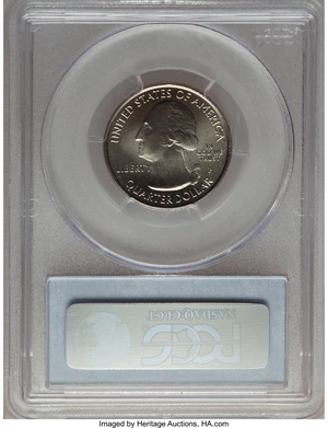 image for: 2011-P 25C Gettysburg MS67+ PCGS. PCGS Population: (110/1 and 6/0+). NGC Census: (0/0 and 0/0+)....