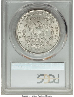 image for: 1876-CC T$1 Doubled Die Reverse, FS-801, Chop Mark, XF45 PCGS. PCGS Population: (2/4). NGC Census: (0/0). XF45....