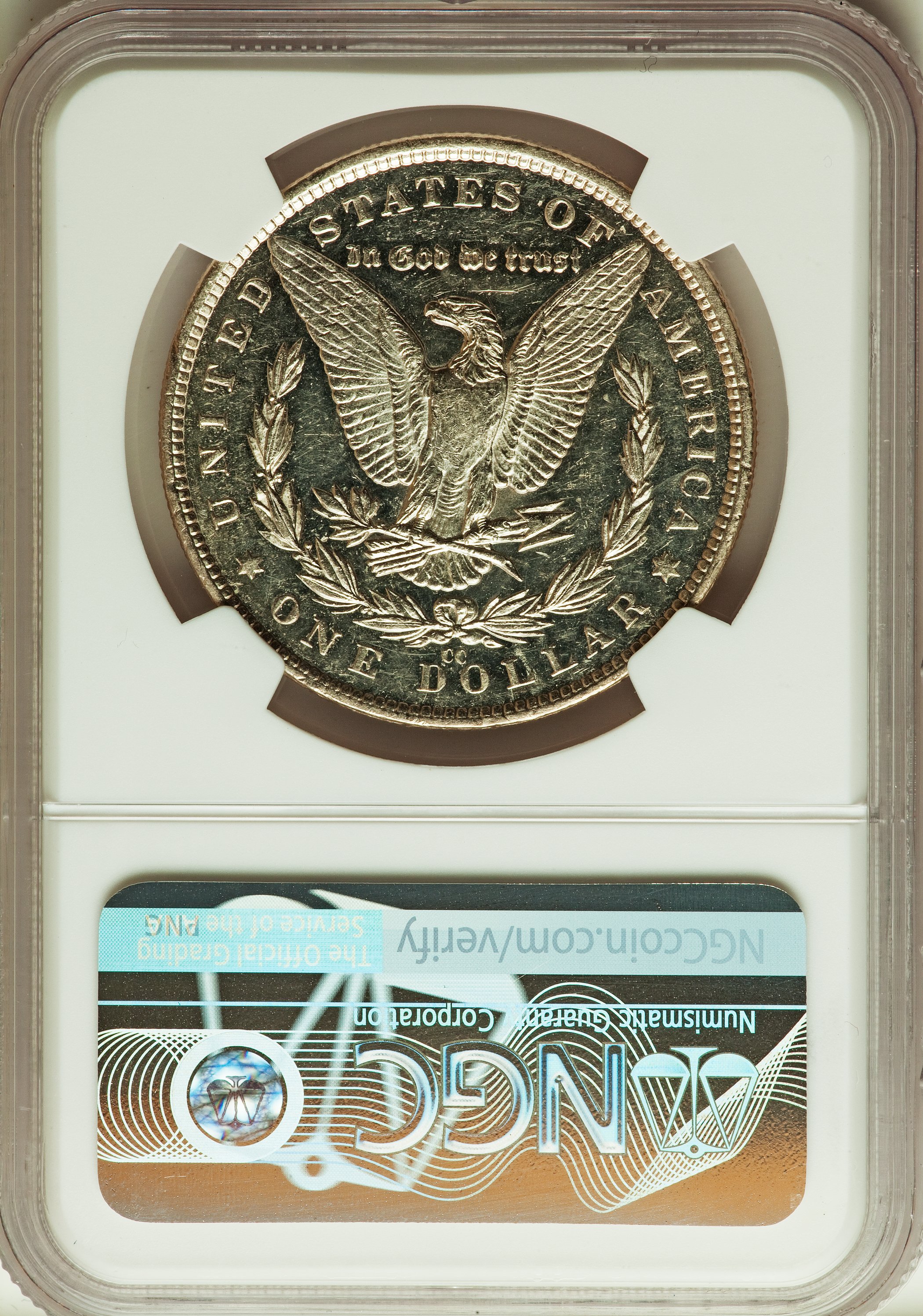 1882-CC $1  MS PL AU58 PL thumbnail 2