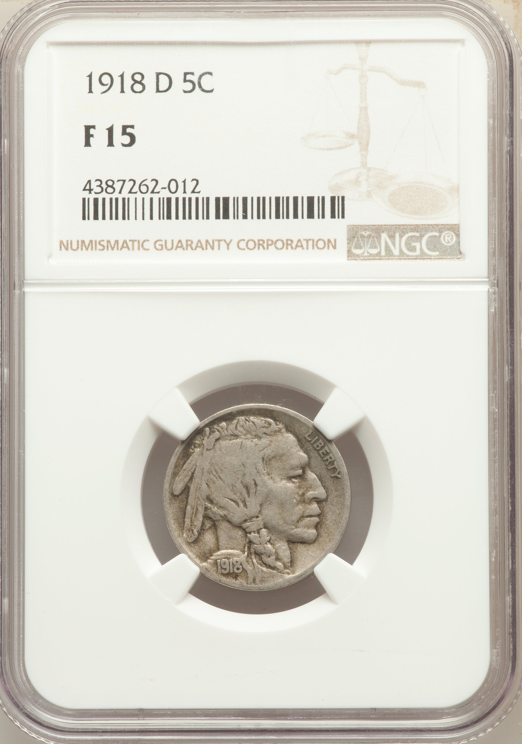 1918-D 5c AG3 CAC thumbnail 15