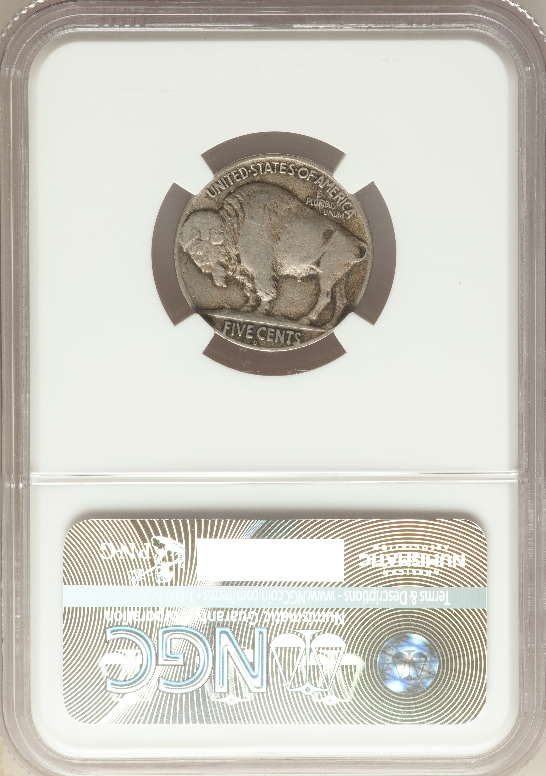 1918-D 5c AG3 CAC thumbnail 16