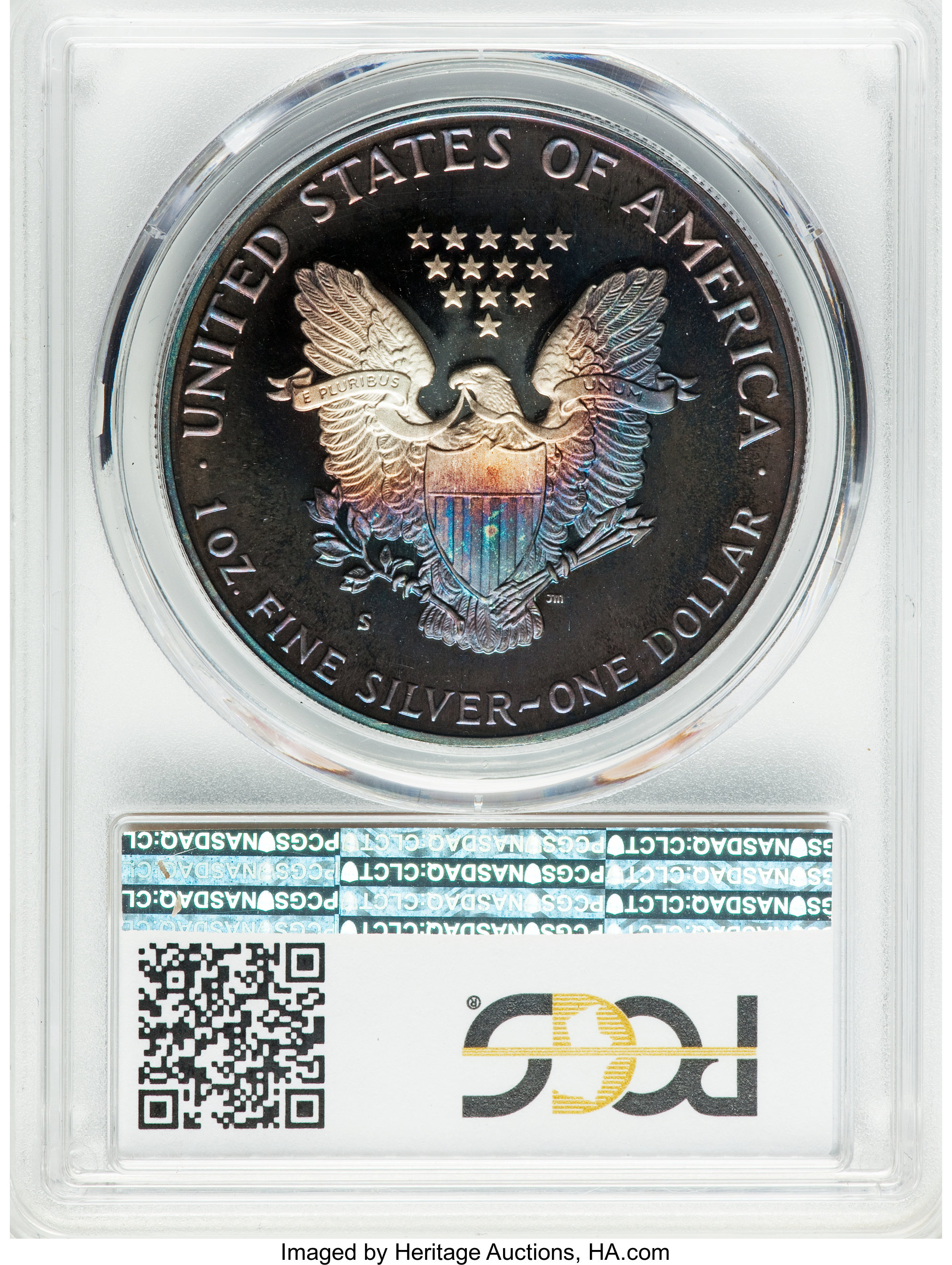 1986-S $1  Silver Eagle PR DCAM PR64 DCAM thumbnail 7
