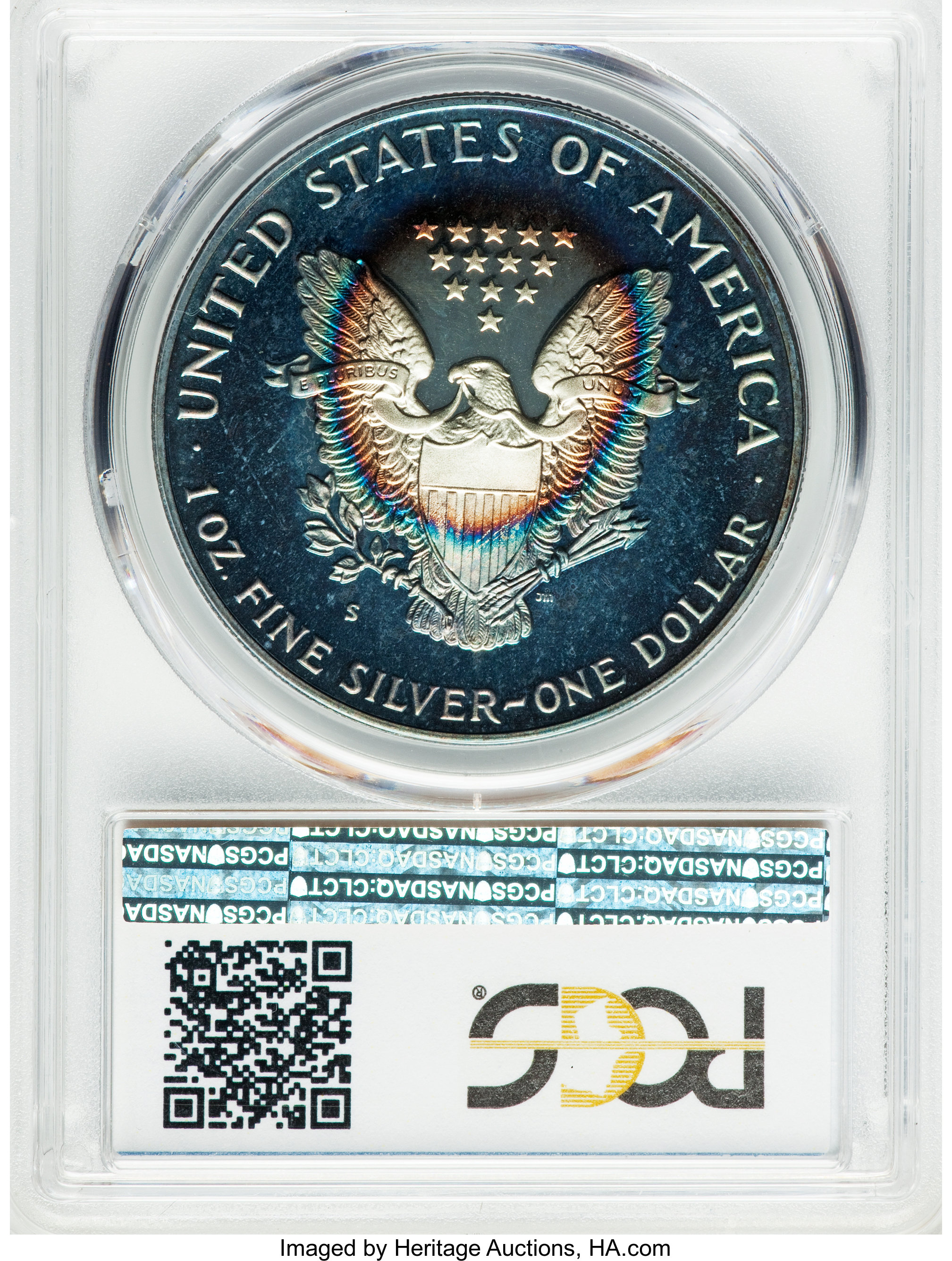 1987-S $1  Silver Eagle PR DCAM PR64 DCAM thumbnail 11