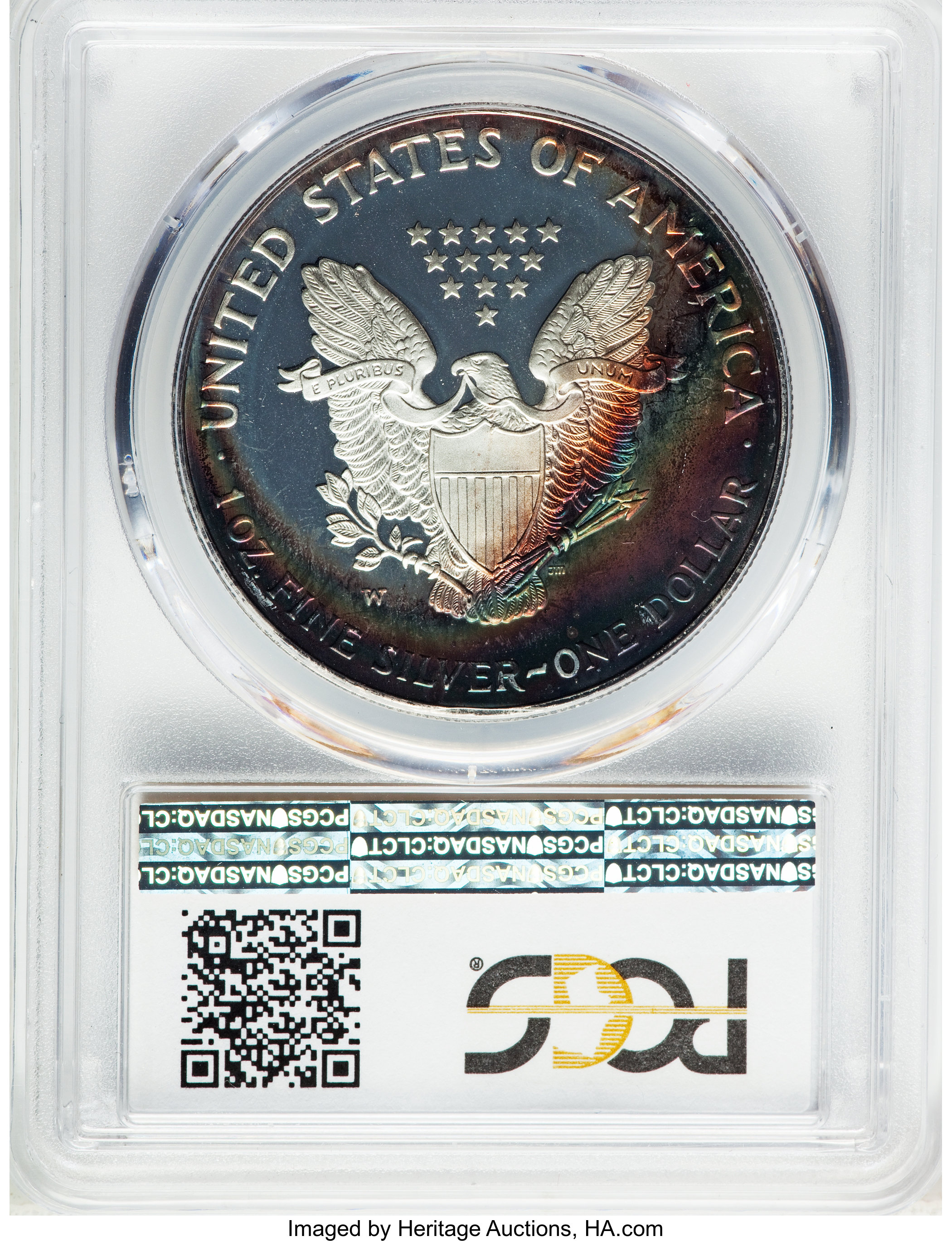 2003-W $1  Silver Eagle PR DCAM PR65 DCAM CAC thumbnail 4