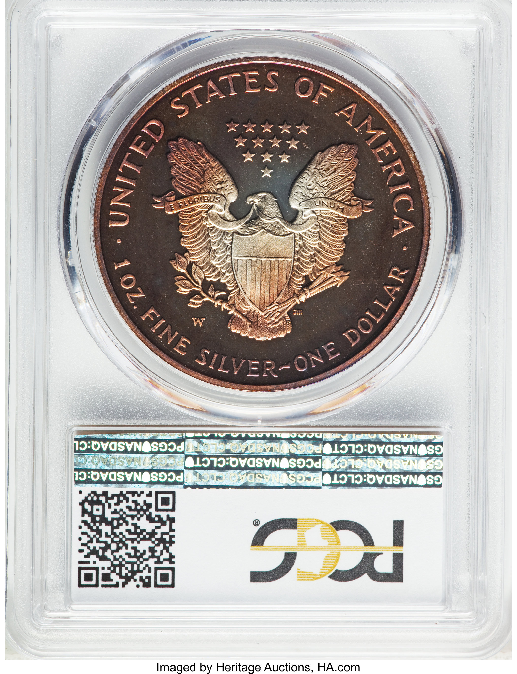 2007-W $1  Silver Eagle PR DCAM PR68 DCAM CAC thumbnail 24