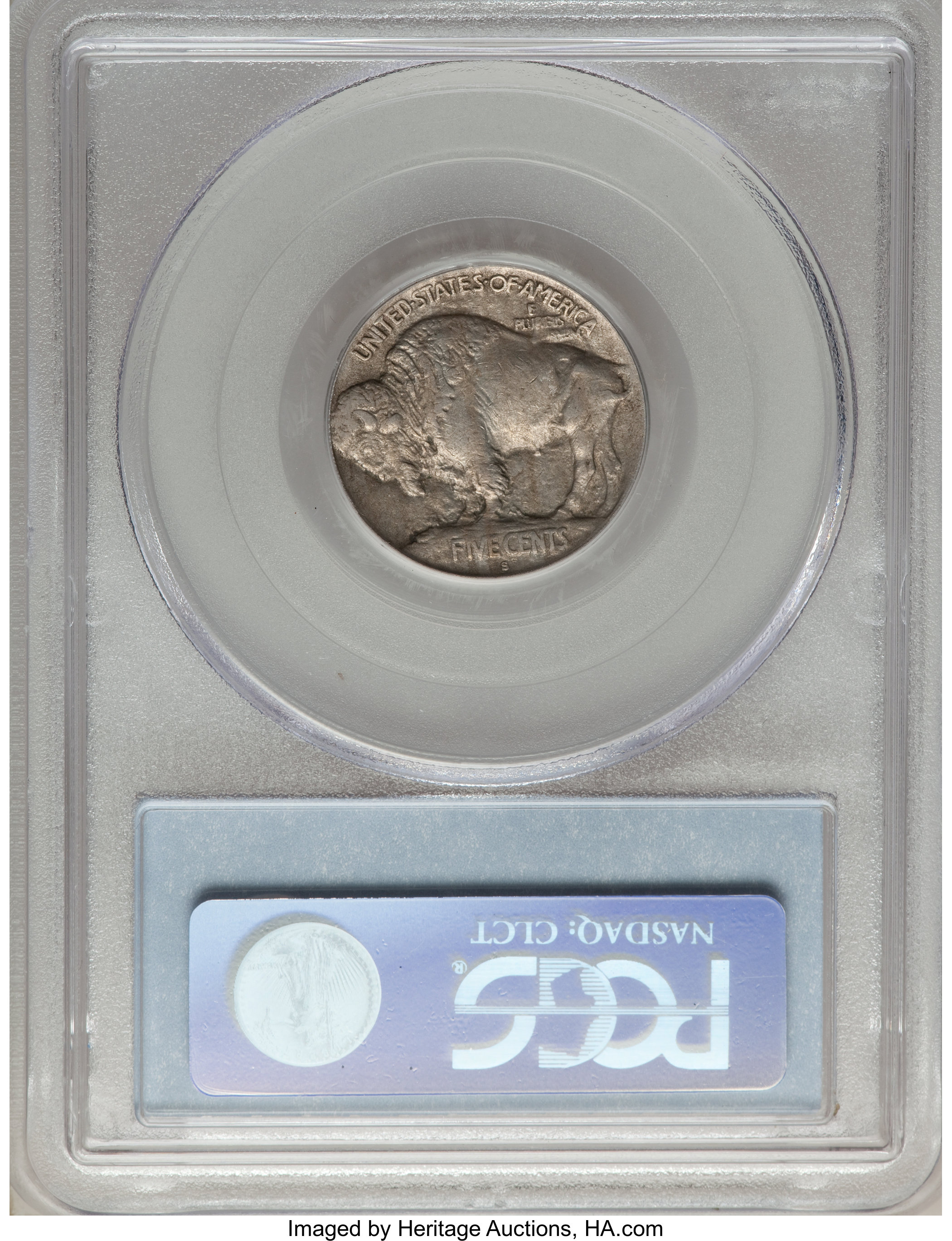 1913-S 5c Buffalo, Type 1 AG2 CAC thumbnail 25