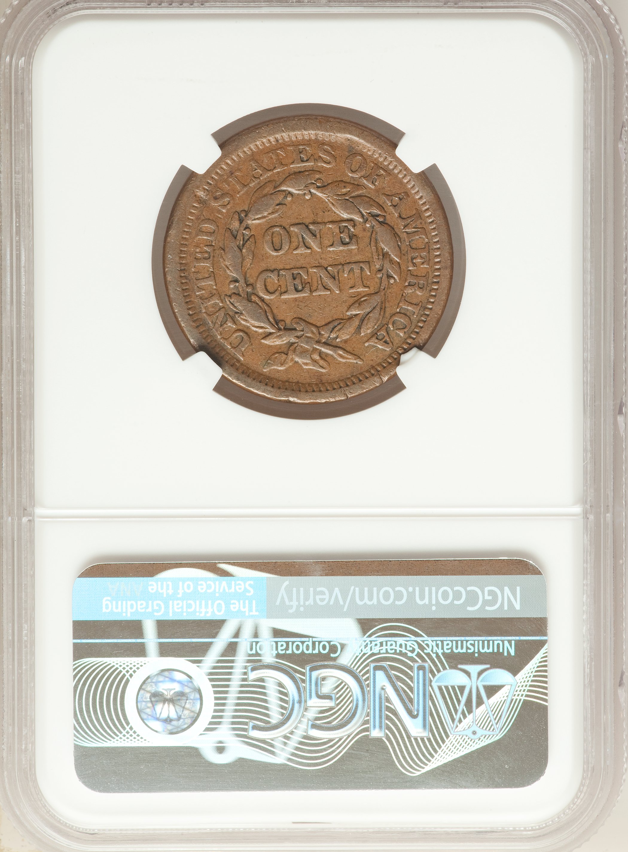 1855 1c Upright 55 MS BN AG3 BN thumbnail 13