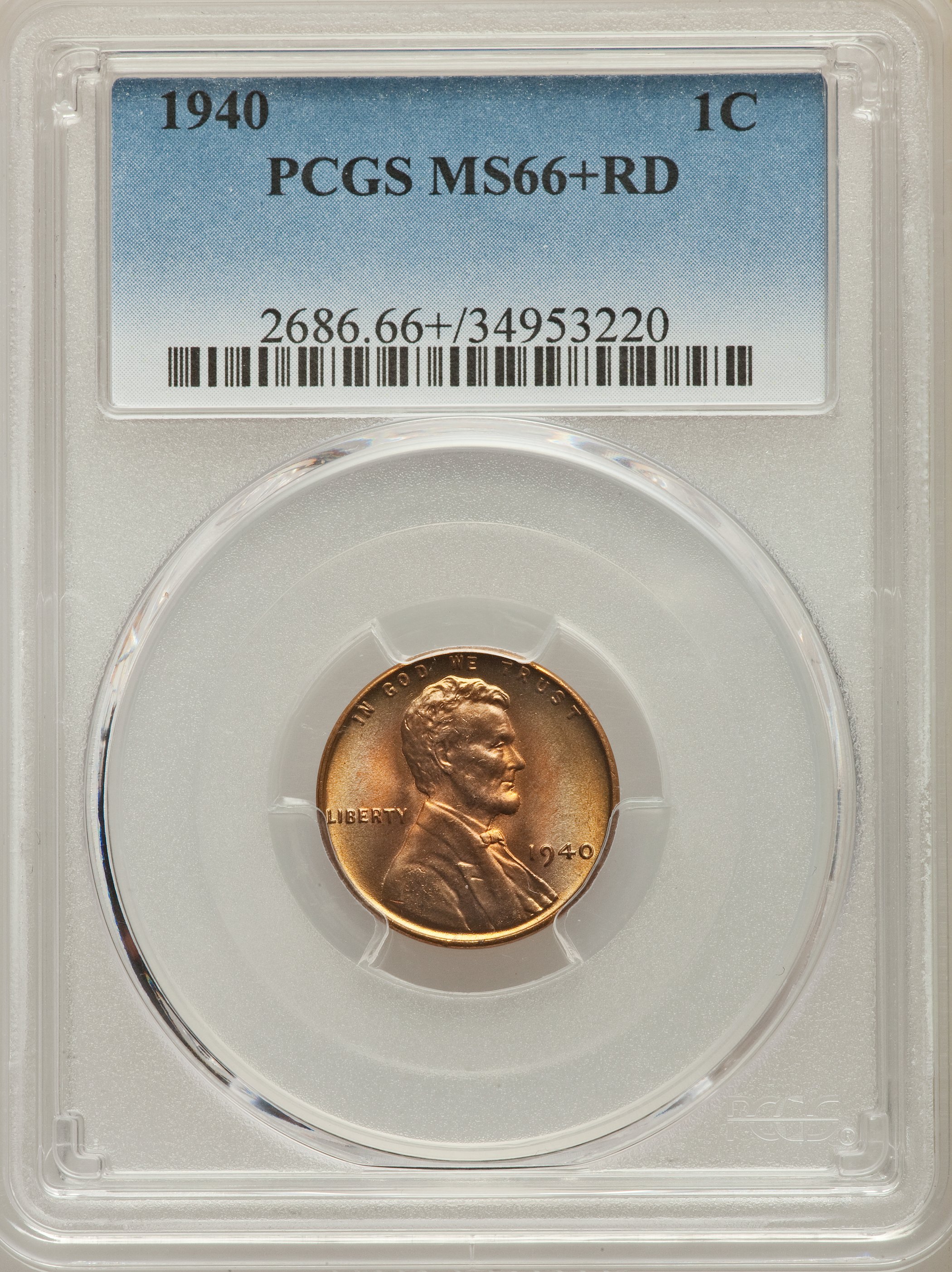 1940 1c MS RD MS66 RD thumbnail 21