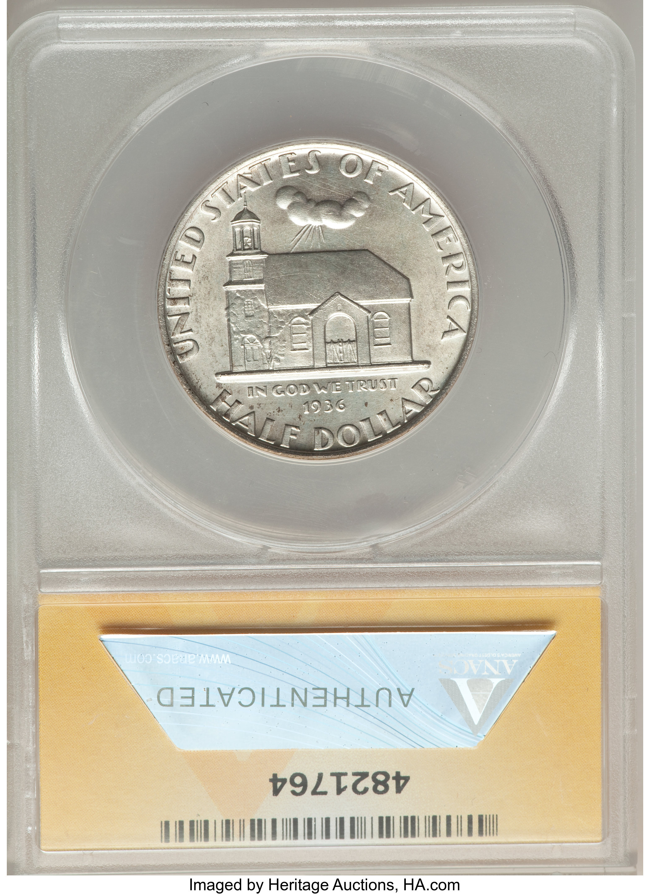 1936 50c Delaware MS60 thumbnail 2