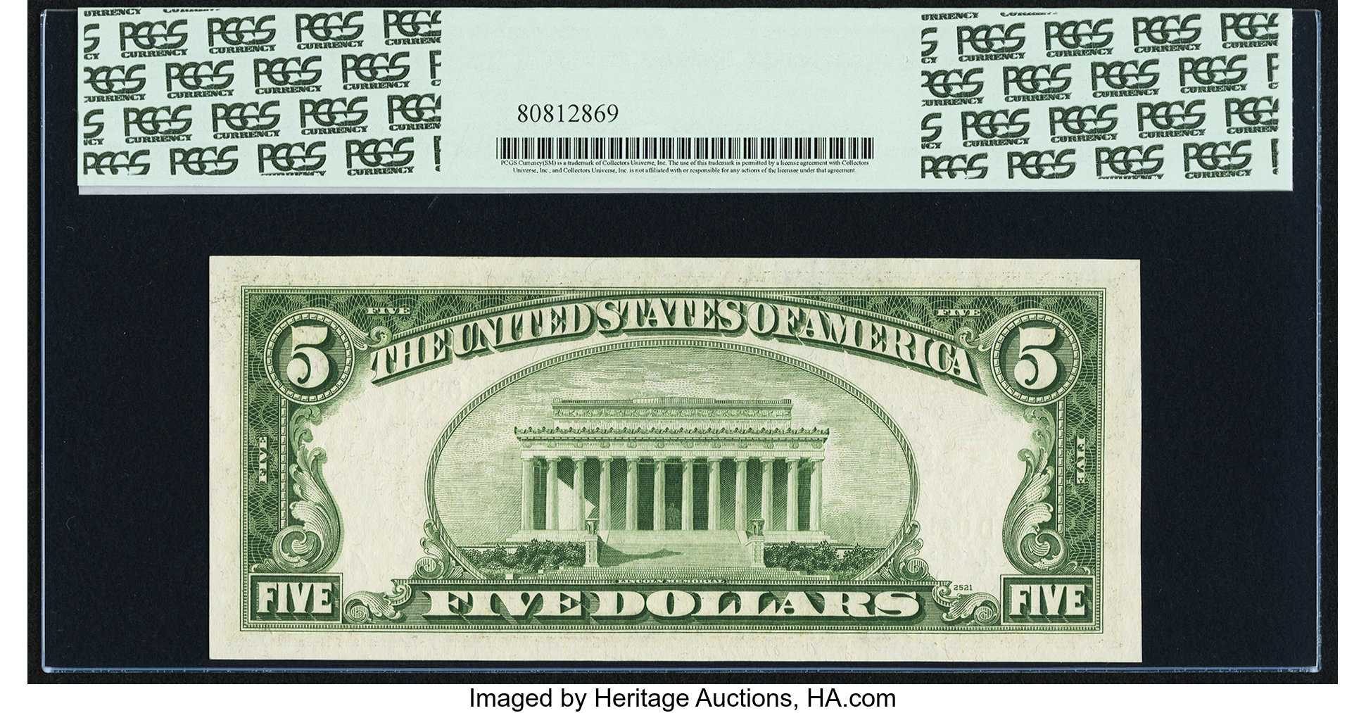 image for: Fr. 1965-D* $5 1950D Federal Reserve Star Note. PCGS Very Choice New 64PPQ....