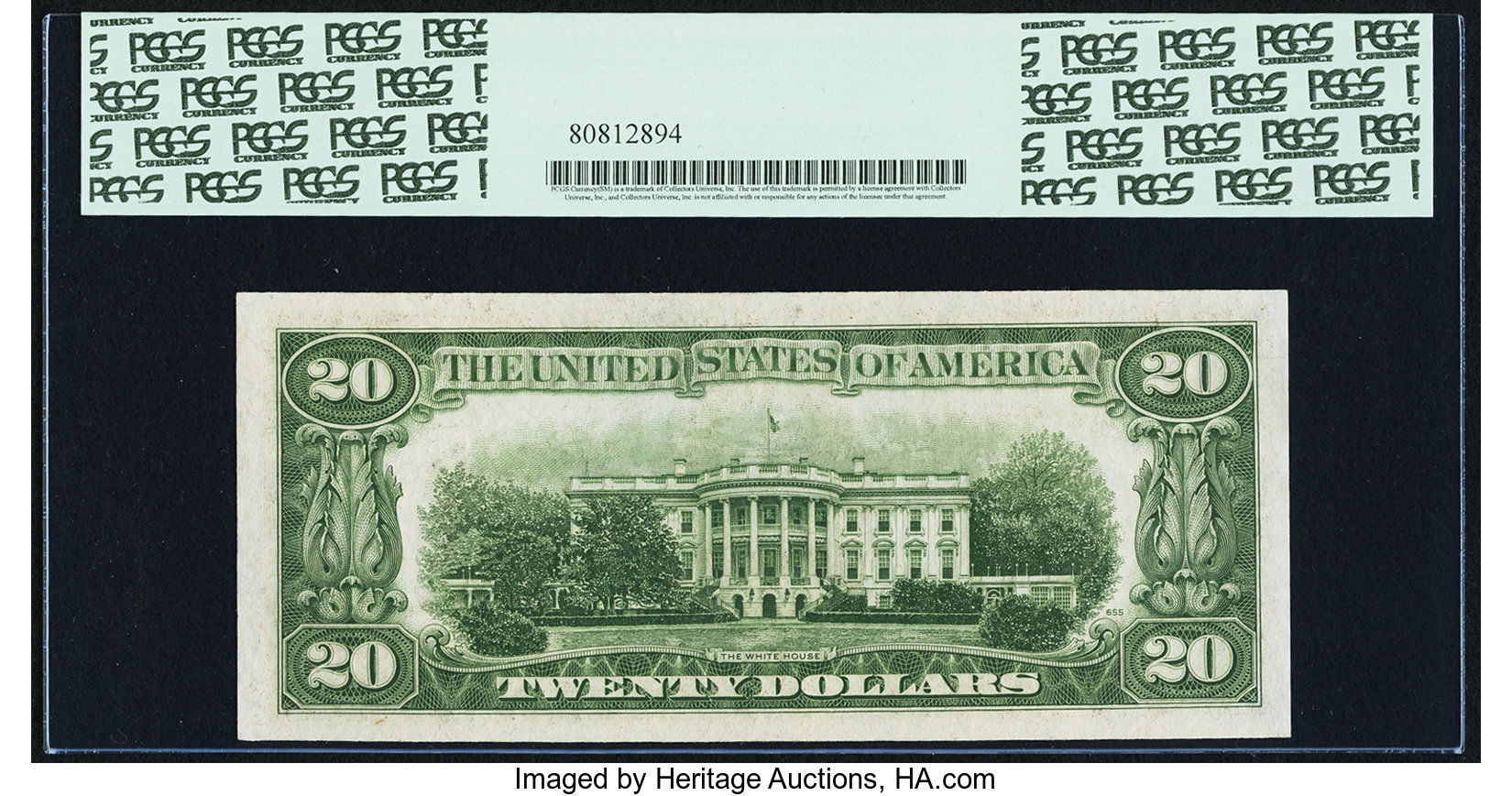 image for: Fr. 2058-E $20 1934D Federal Reserve Note. PCGS Very Choice New 64....