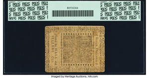 image for: Continental Currency May 20, 1777 $7 PCGS Apparent Fine 15....