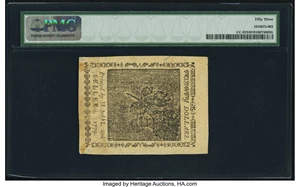 image for: Continental Currency January 14, 1779 $20 PMG About Uncirculated 53....