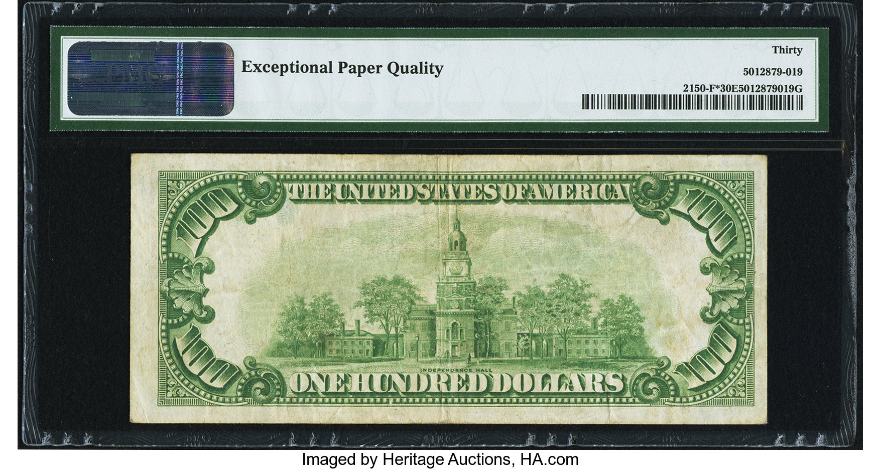 image for: Fr. 2150-F* $100 1928 Federal Reserve Note. PMG Very Fine 30 EPQ....