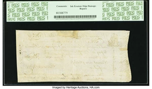 image for: Virginia September 1, 1775 £5 PCGS Extremely Fine 45....