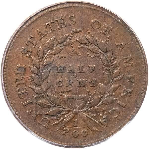 1793 1/2c MS RB thumbnail 2
