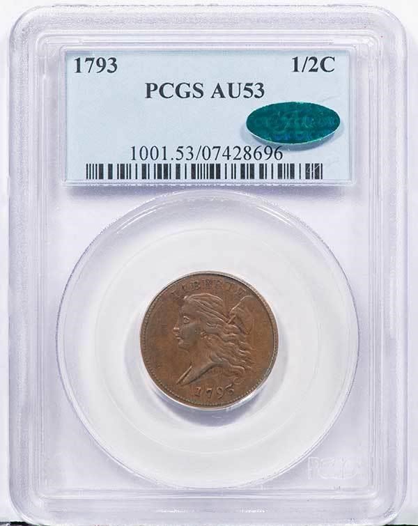 1793 1/2c MS RB thumbnail 3