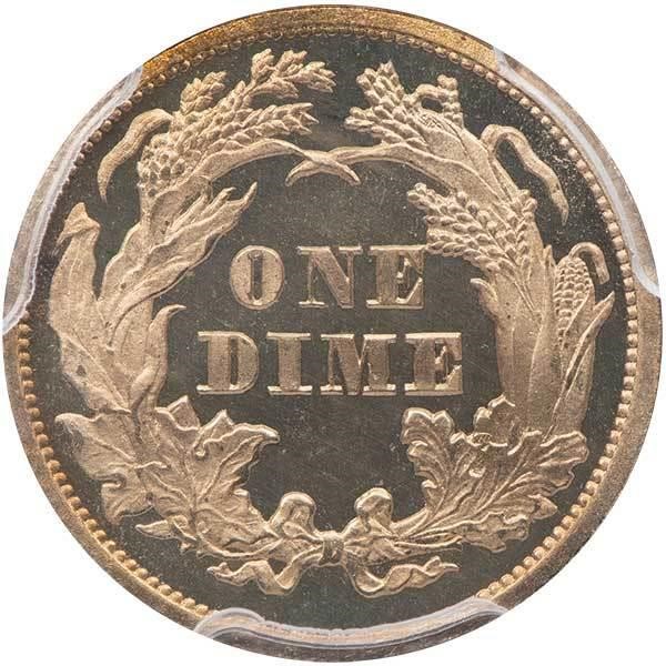 image for: 10C 1866 PCGS PR65+ DCAM