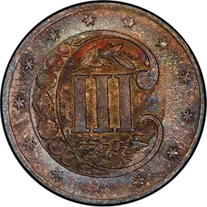 image for: 3CS 1855 PCGS MS66 CAC