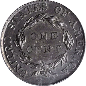 image for: 1820 Matron Head Cent. N-15. Rarity-2. Small Date. MS-61 BN (PCGS).