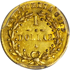 image for: 1872 Round $1. BG-1207. Rarity-4. Indian Head. MS-62 (PCGS).