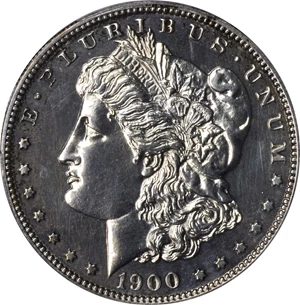 image for: 1900 Morgan Silver Dollar. Proof-62 (PCGS).